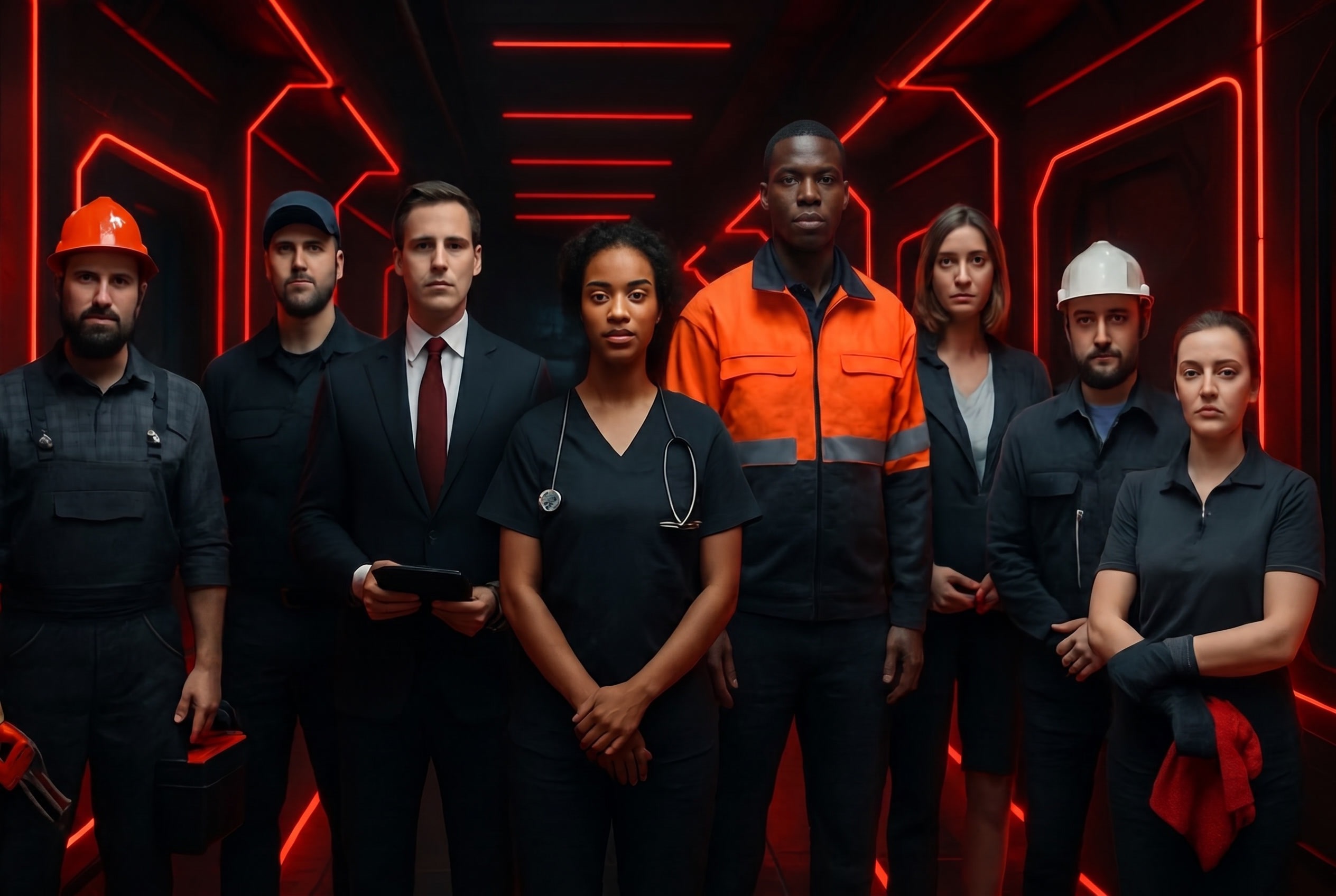 Diverse professionals across industries — Rekrutor connects talent everywhere